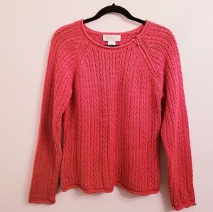 Susan Bristol knit sweater size L